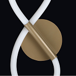 Бра с белым плафоном в форме восьмерки и круглым основанием Luke Lampco Tracer Lamp варинант исполнения - 5 | Loft Concept в Кирове