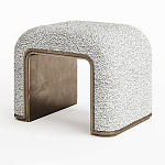 Пуф Forli с элегантной латунной вставкой варинант исполнения - 1 | Loft Concept в Кирове