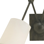 Бра с двумя тканевыми абажурами в форме цилиндра Prerequisites варинант исполнения - 1 | Loft Concept в Кирове