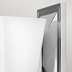 Бра с белым матовым плафоном на прямоугольном основании цвета хром Hinkley варинант исполнения - 2 | Loft Concept в Кирове