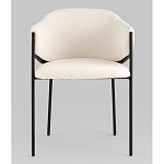 Стул Brace букле белый варинант исполнения - 4 | Loft Concept в Кирове