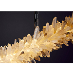 Люстра линейная светодиодная из необработанных кристаллов Mountain Comet варинант исполнения - 1 | Loft Concept в Кирове