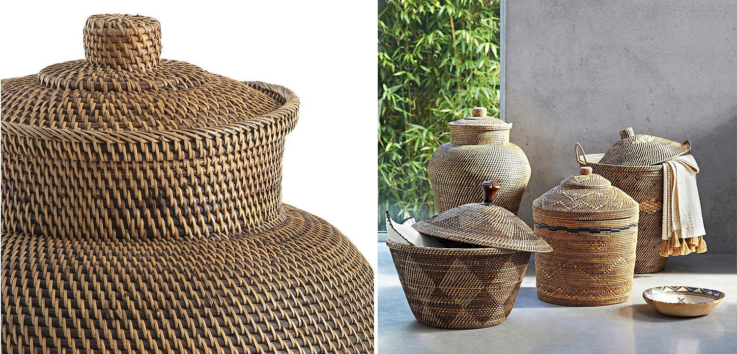 Ваза с крышкой Wicker Vase Ваза с крышкой Wicker Vase - Loft-Concept в Кирове