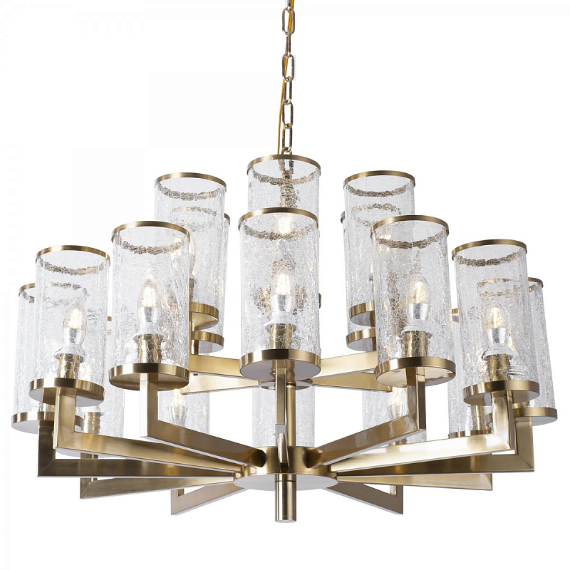 Kelly Wearstler LIAISON TWO-TIER Chandelier 18 Латунь Прозрачное Стекло Kelly Wearstler LIAISON TWO-TIER Chandelier 18 Латунь Прозрачное Стекло в Кирове | Loft Concept