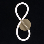 Бра с белым плафоном в форме восьмерки и круглым основанием Luke Lampco Tracer Lamp варинант исполнения - 2 | Loft Concept в Кирове