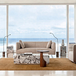 Приставной столик из массива дерева Walnut варинант исполнения - 8 | Loft Concept в Кирове