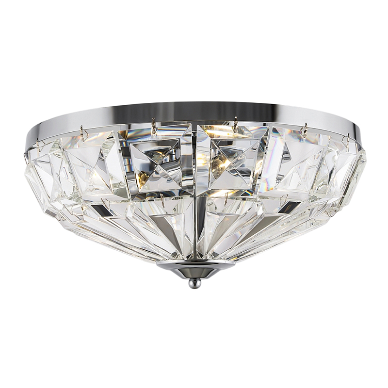 Потолочный светильник Facet E14х4 Хром Прозрачный в Кирове | Loft Concept 