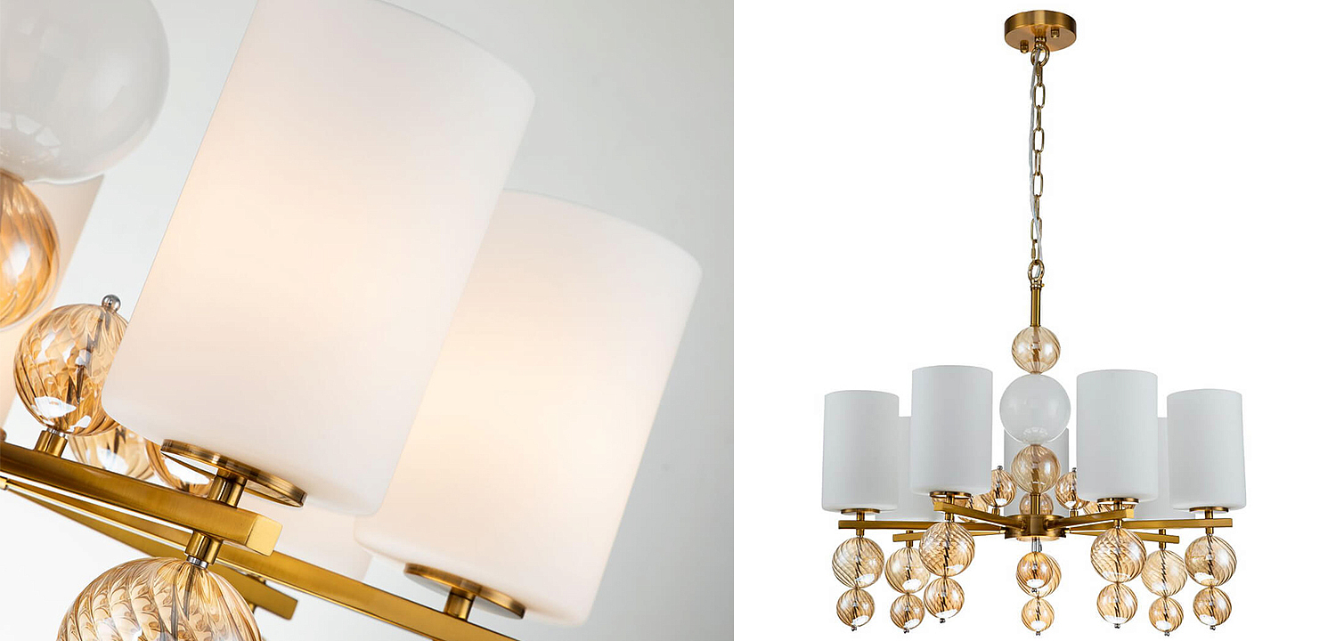 Люстра Blown Glass Balloons Chandelier 7 Люстра Blown Glass Balloons Chandelier 7 - Loft-Concept в Кирове