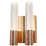 Бра с двумя плафонами Dew Drops Tube Duo Gold Wall Lamp варинант исполнения - 1 | Loft Concept в Кирове