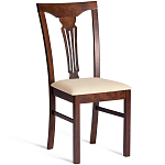 Стул деревянный с узором ручной работы Espresso варинант исполнения - 1 | Loft Concept в Кирове