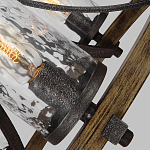 Люстра с цилиндрическим плафонами из толстого волнистого стекла в индустриальном стиле Feiss варинант исполнения - 16 | Loft Concept в Кирове