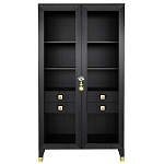 Дизайнерский шкаф витрина Elsa Dreams Black с 4-мя ящиками варинант исполнения - 1 | Loft Concept в Кирове