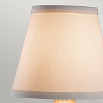 Бра со стеклянным шарообразным декором с пузырьками и бежевым абажуром Feiss варинант исполнения - 2 | Loft Concept в Кирове