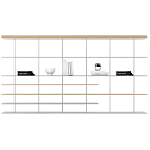 Модульный навесной стеллаж GRADUATE Bookshelves варинант исполнения - 2 | Loft Concept в Кирове