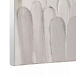 Панно декоративное с ручной росписью Gray Strokes варинант исполнения - 1 | Loft Concept в Кирове