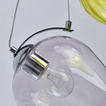 Люстра каскадная с 9-ю разноцветными стеклянными плафонами Kaleido варинант исполнения - 10 | Loft Concept в Кирове