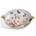 Белое фарфоровое блюдо с изображением бабочек Eden Garden варинант исполнения - 2 | Loft Concept в Кирове