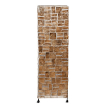 Торшер из перламутра на металлическом каркасе Indonesian Tower 2 варинант исполнения - 1 | Loft Concept в Кирове