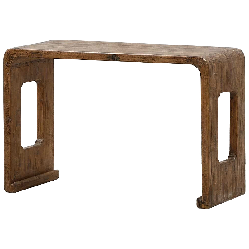 Деревянная консоль Plourde Wooden Console Коричневый Деревянная консоль Plourde Wooden Console Коричневый в Кирове | Loft Concept