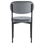 Стул с круглым сиденьем на металлическом основании ALFIE CHAIR Grey варинант исполнения - 3 | Loft Concept в Кирове