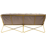 Трехместный диван на металлическом каркасе с цветочным принтом в стиле шинуазри Chinoiserie Birds on a Tree Sofa варинант исполнения - 6 | Loft Concept в Кирове