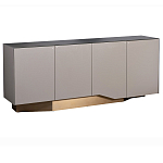 Комод со стеклянной столешницей и с выдвижными ящиками Minimalist Accent варинант исполнения - 1 | Loft Concept в Кирове