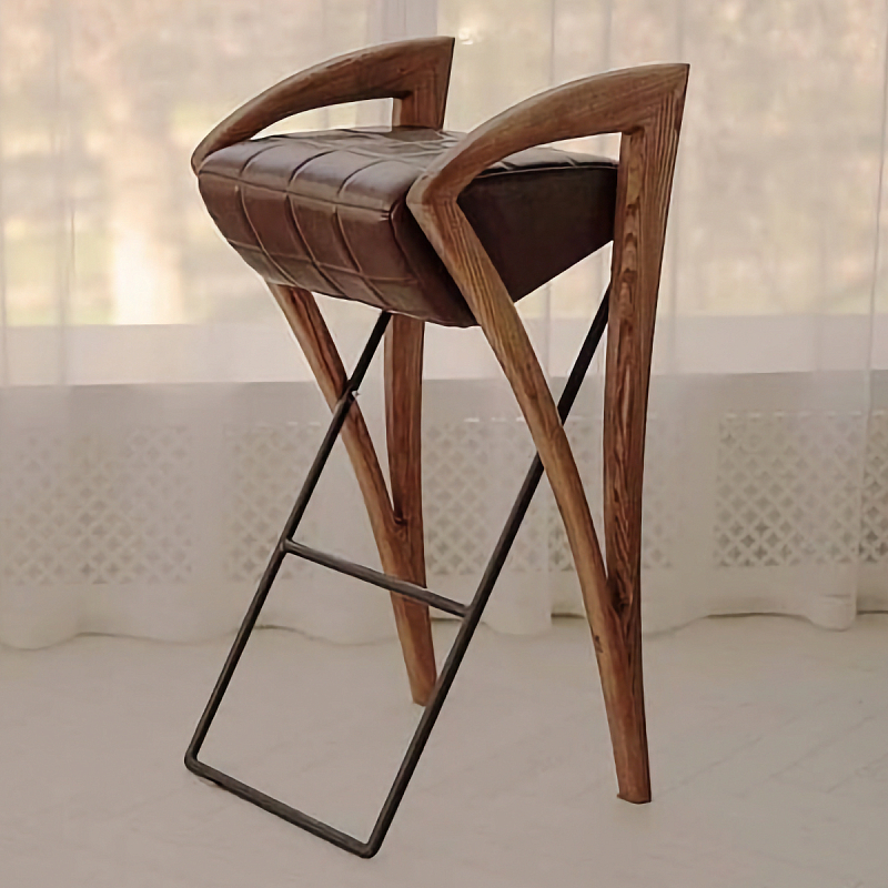 Стул Crutch Chair Коричневый Черный в Кирове | Loft Concept 