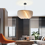 Подвесной светильник с белыми изящными декоративными лепестками Volumetric Petal Lamp варинант исполнения - 5 | Loft Concept в Кирове