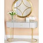 Консоль овальная на золотистых фигруных ножках Wall Console варинант исполнения - 4 | Loft Concept в Кирове