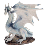Декоративная статуэтка Белый Дракон Dragon White Statuette варинант исполнения - 3 | Loft Concept в Кирове