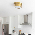 Потолочный светильник круглый цвета состаренная латунь Modern Simple Ceiling Light варинант исполнения - 3 | Loft Concept в Кирове