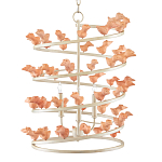 Люстра спиралевидная с фигурками птенцов Playful Chandelier варинант исполнения - 2 | Loft Concept в Кирове