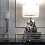 Настольная лампа TERRAMI с абажуром варинант исполнения - 3 | Loft Concept в Кирове