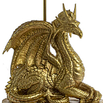 Настольная лампа с абажуром Дракон Golden Dragon Lamp Beige варинант исполнения - 6 | Loft Concept в Кирове