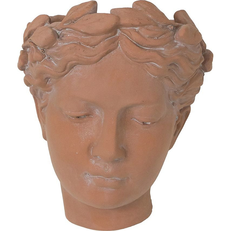 Кашпо Roman face Коричневый Кашпо Roman face Коричневый в Кирове | Loft Concept