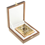 Портсигар на 20 сигарет с гравюрой Герба РФ в подарочной коробке Metal Cigarettes Cases варинант исполнения - 2 | Loft Concept в Кирове