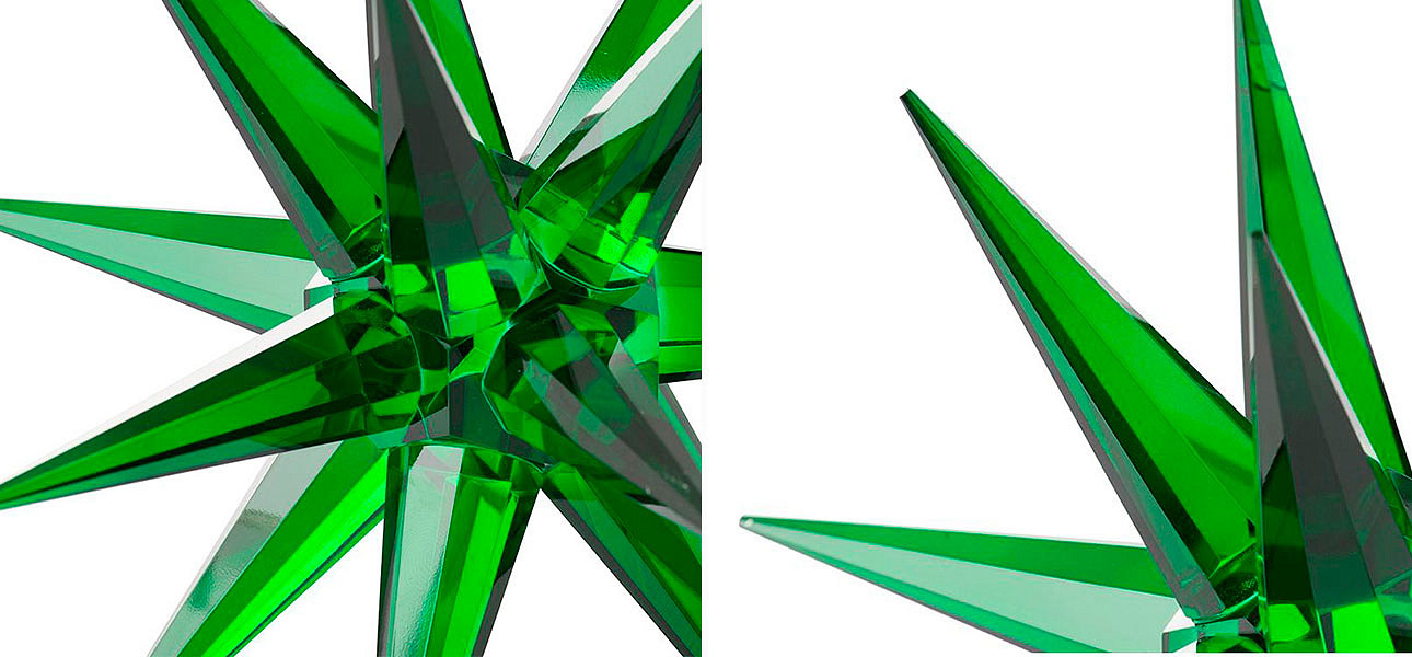 Статуэтка стеклянная зеленая звезда Green Star Статуэтка стеклянная зеленая звезда Green Star - Loft-Concept в Кирове
