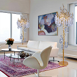 Торшер в виде золотого дерева с листьями FAIRYTREE Light варинант исполнения - 3 | Loft Concept в Кирове