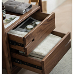 Вешалка деревянная с 2- мя ящиками Moon Walnut Furniture варинант исполнения - 9 | Loft Concept в Кирове