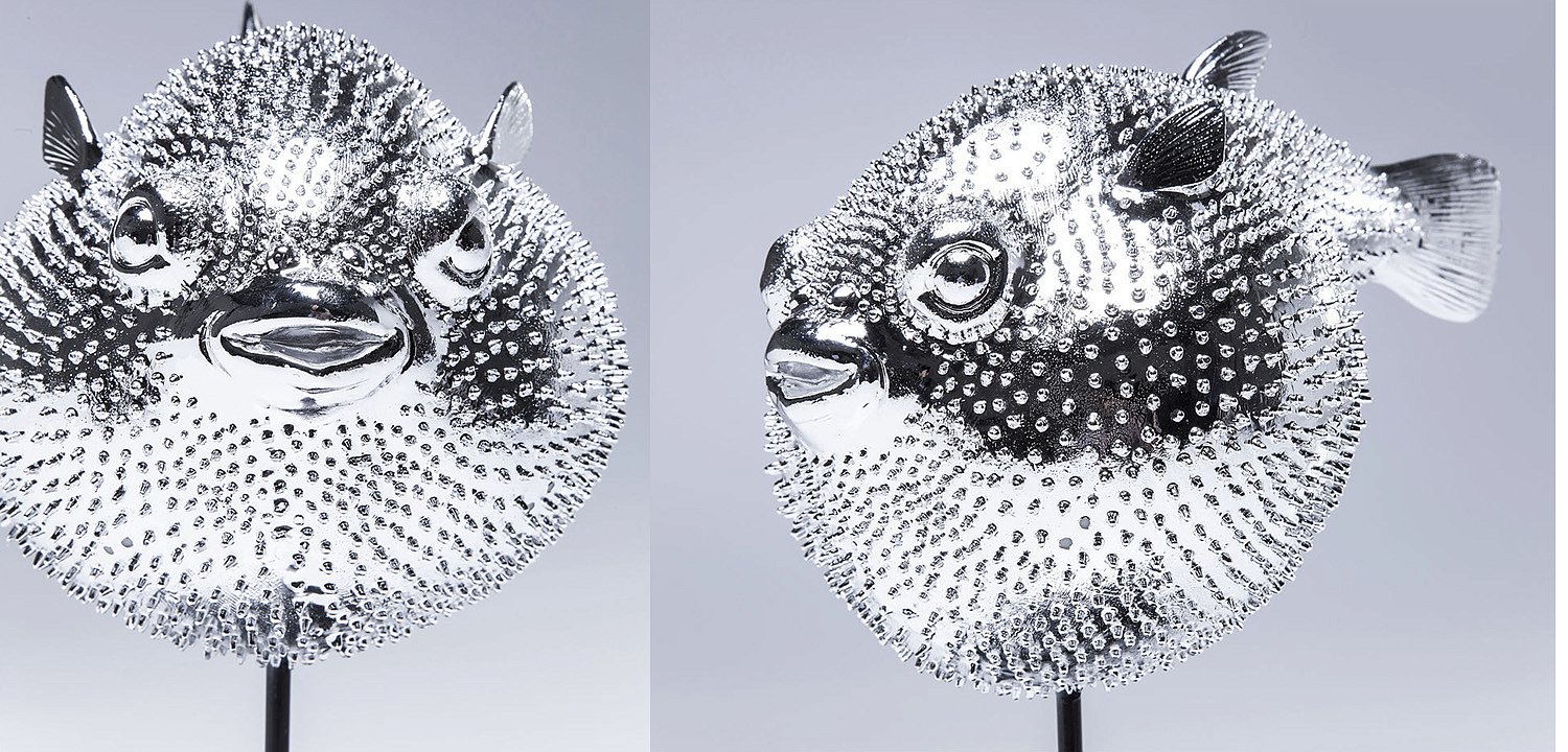 Статуэтка Silver Blowfish Статуэтка Silver Blowfish - Loft-Concept в Кирове