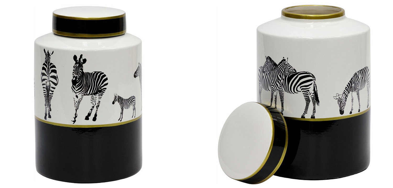 Ваза Zebra Vase white and black 26 Ваза Zebra Vase white and black 26 - Loft-Concept в Кирове