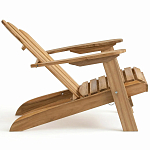 Уличное кресло из массива акации Adirondack Wooden Chair Natural варинант исполнения - 5 | Loft Concept в Кирове