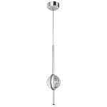 Подвесной светильник с плафоном из хрустального шара Crystal Bubbles Chrome Hanging Lamp варинант исполнения - 2 | Loft Concept в Кирове