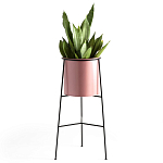 Кашпо из металла Elevated Planters розовое варинант исполнения - 1 | Loft Concept в Кирове