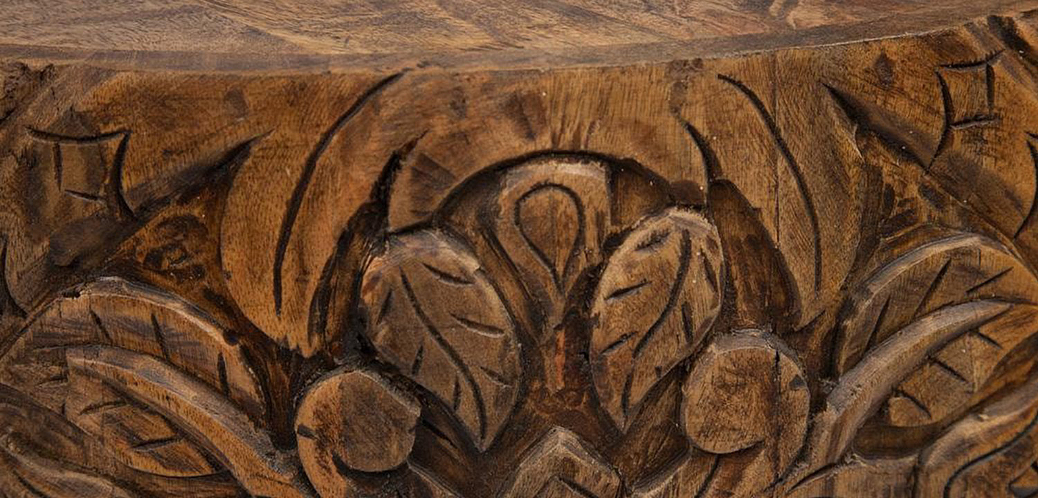 Кофейный стол Indian Carved Mango Tree  - Loft-Concept в Кирове