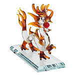 Декоративная стеклянная статуэтка Дракон Glass Dragon Statuette варинант исполнения - 2 | Loft Concept в Кирове
