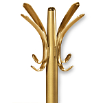 Вешалка золотого цвета с 4-мя крючками из пластика Curves Hangers варинант исполнения - 2 | Loft Concept в Кирове