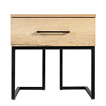 Тумба прикроватная с ящиком в стиле лофт Urban Style Space 2 варинант исполнения - 3 | Loft Concept в Кирове