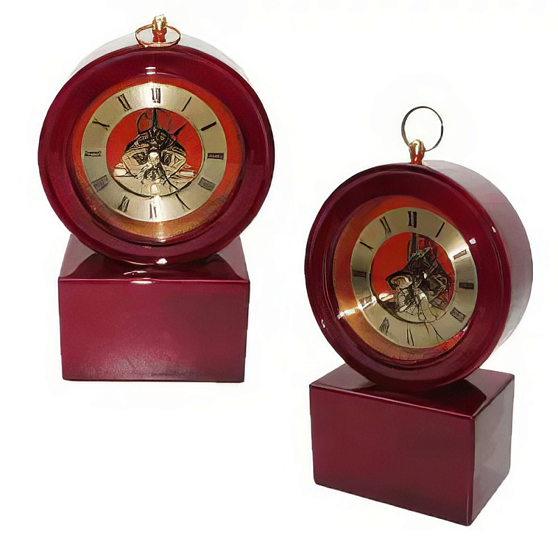 Часы настольные кварцевые Time Forward Коричневый Часы настольные кварцевые Time Forward Коричневый в Кирове | Loft Concept