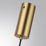 Подвесной светильник с плафоном в форме цилиндра из алебастра Cryptocrystalline Stone варинант исполнения - 4 | Loft Concept в Кирове